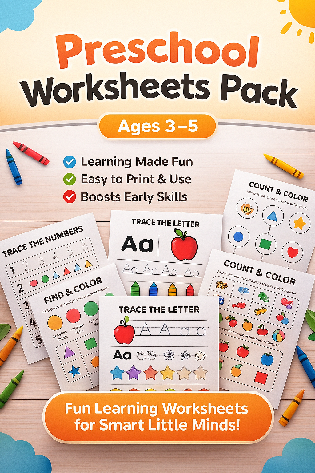 preschool worksheets